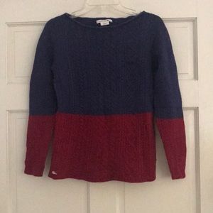 LACOSTE Cashmere/Wool Cable Knit SWEATER